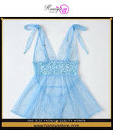 One Size Premium Quality Women Nightdress One Size Lingerie Sleepwear Babydoll Chemise Lace Bralette Comfortable Home Wear Bodycon nightgown Bridal Wear Nightwear Bridalwear