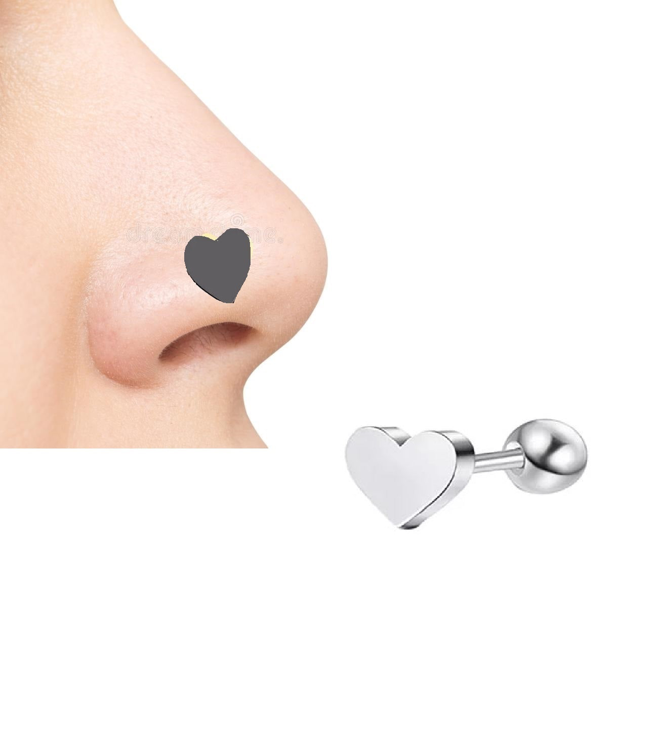 Helix Nose Piercing Ring 1pc Body Jewelry – Helix Tragus Daith Conch Body Piercing Jewelry Pakistan | Hanaya Store