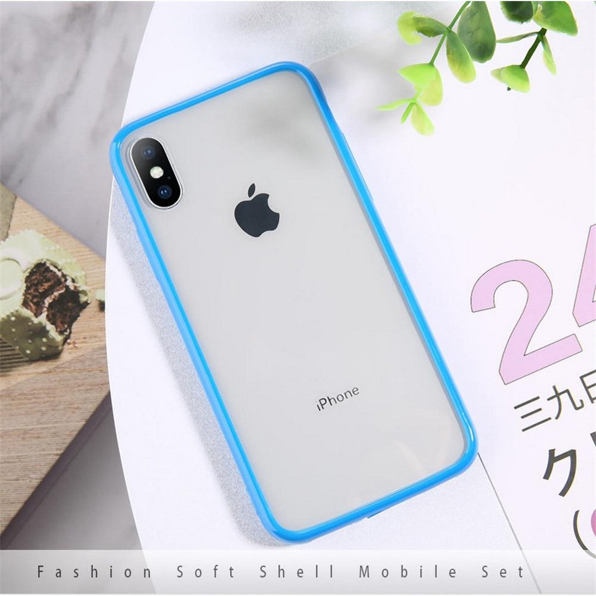 Classy Transparent Soft Shell Case Compatible for APPLE IPHONE X/XS – Accessories Online in Pakistan | Hanaya