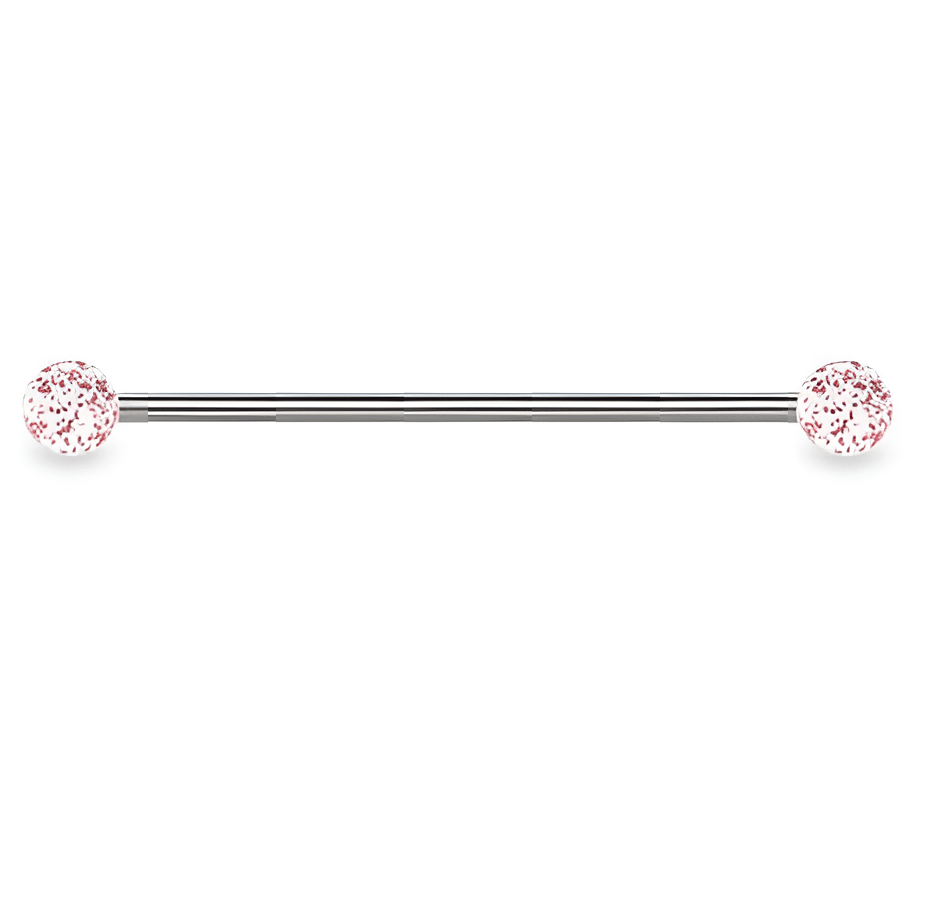 Best Steel 38mm Ear Plug 14G Piercing Industrial Cartilage Ear Jewelry Deals - Hanaya Store