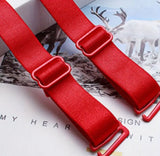 1 PAIR Thin Adjustable Bra Strap Bra Strap Women Bra Shoulder Strap Elastic Anti Slip Adjustable Detachable Ladies Bra Acc...