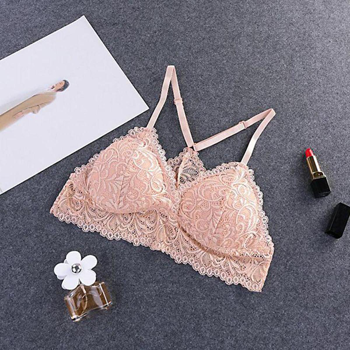Women Seamless Bra Lace Y Shape Strap Lingerie Brassiere Convertible Padded Bra – Close Up – Accessories | Hanaya Pakistan