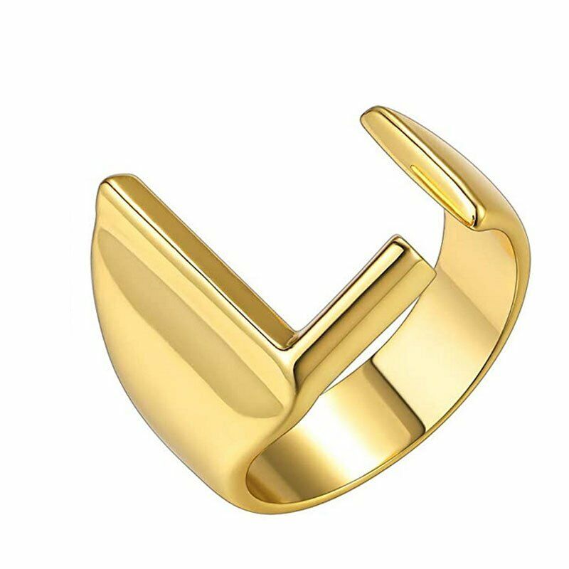 Trendy Letter Name Ring For Women Ring Jewelry Jewellery Girls Fashion – Accessories Online in Pakistan | Hanaya