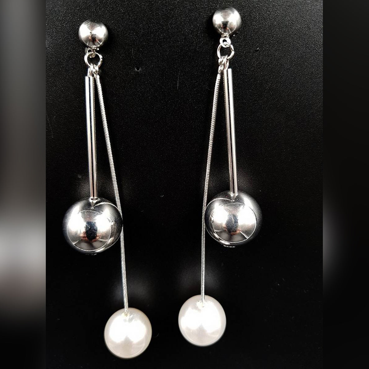 High Quality long Tassel Balls Trendy Earring – Accessories Online in Pakistan | Hanaya