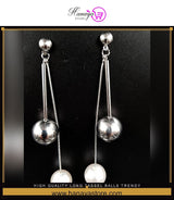 High Quality long Tassel Balls Trendy Earring – Accessories Online in Pakistan | Hanaya