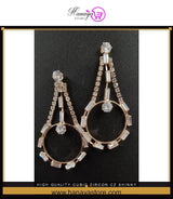 High Quality Cubic Zircon CZ Shinny Royal Party Wedding Classy Trendy Earring