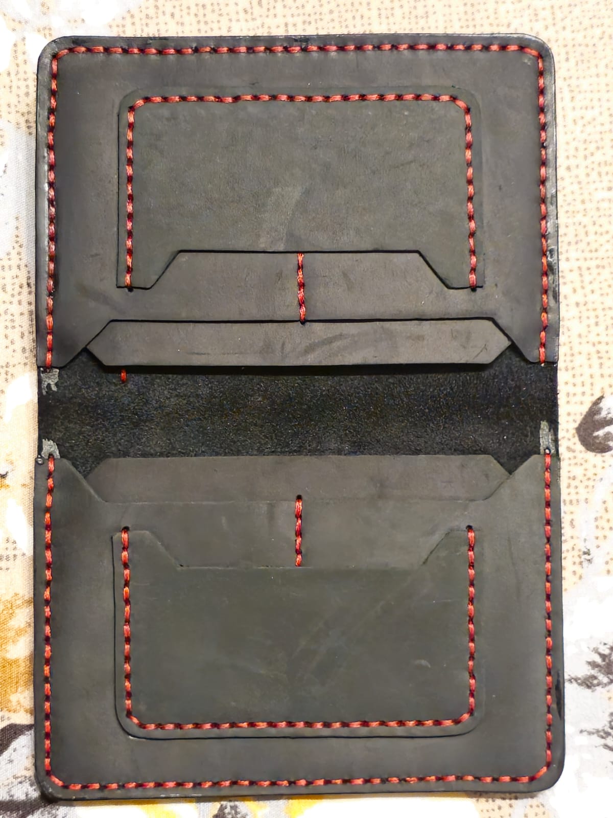 Genuine Leather Wallet for Men | Crazy Horse Pull-Up Cowhide Bifold Wallet with Card Slots & Cash Compartment