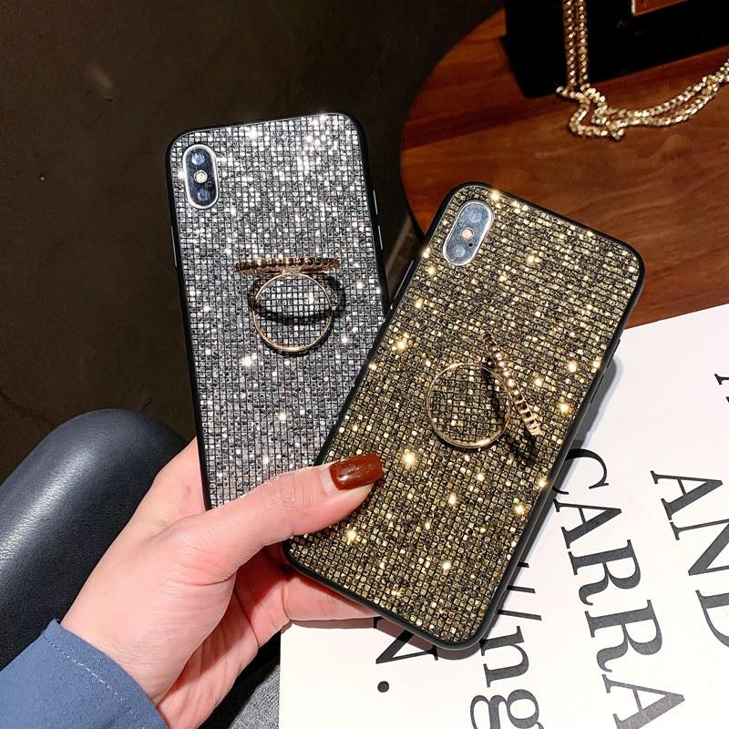 Trendy 3D Glittery Finger Ring Case For Iphone X/XS – Lifestyle – Buy Accessories Pakistan | Hanaya