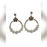 Trendy Royal Crystal Elegant Stylish Earrings for Women – Close Up – Earrings | Hanaya Pakistan