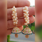High Quality Classy Long Tassel Pearls Trendy Earring – Close Up – Accessories | Hanaya Pakistan