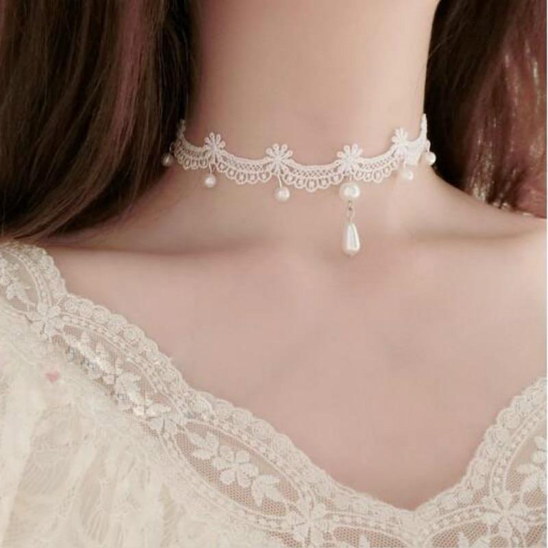 Handmade Gothic Handmade Fashion Stone White Vintage Lace Women Choker Necklace -FREE Gift Box – Lifestyle – Buy Accessori...
