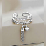 High Quality Tassel Royal Love adjustable Fashionable Online Ring For Women – Close Up – Accessories | Hanaya Pakistan