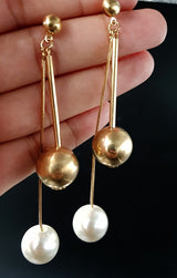 High Quality long Tassel Balls Trendy Earring – Close Up – Accessories | Hanaya Pakistan