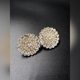 High Quality Classy Royal Fully Round Crystal Trendy Earrings – Lifestyle – Buy Earrings Pakistan | Hanaya