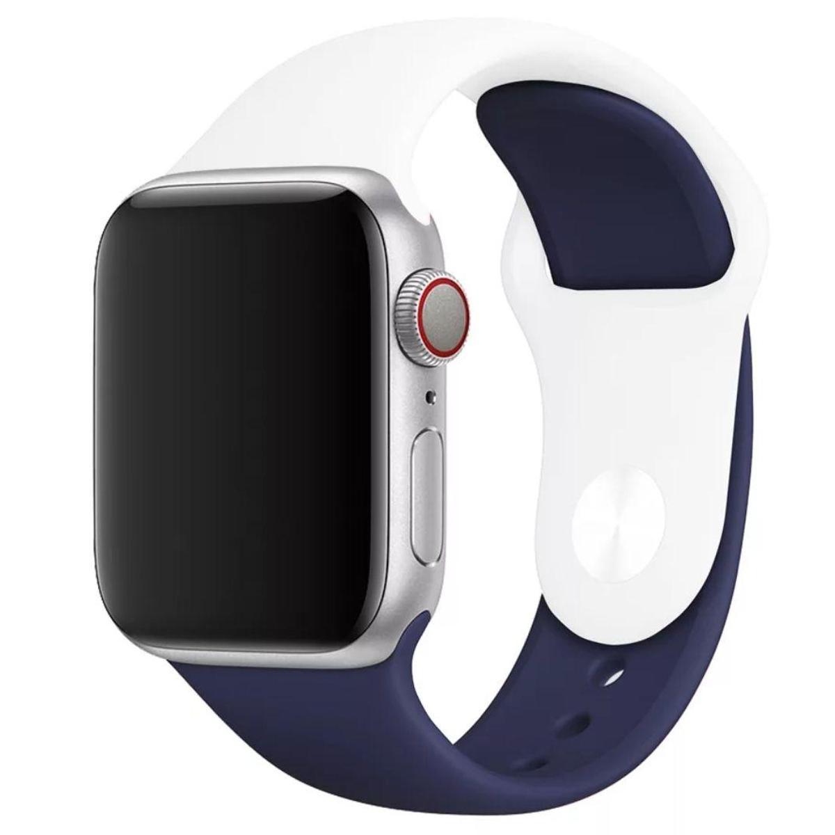 STRAP Premium Quality Silicon Compatible For APPLE 42/44mm Series 1/2/3/4/5/6 - STRAP only – Close Up – Accessories | Hana...
