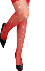 Premium Women Crystal Lace Full Socks Long Tights Legging Silky Thigh High Stockings Top See-Through Over Knee Long Socks ...
