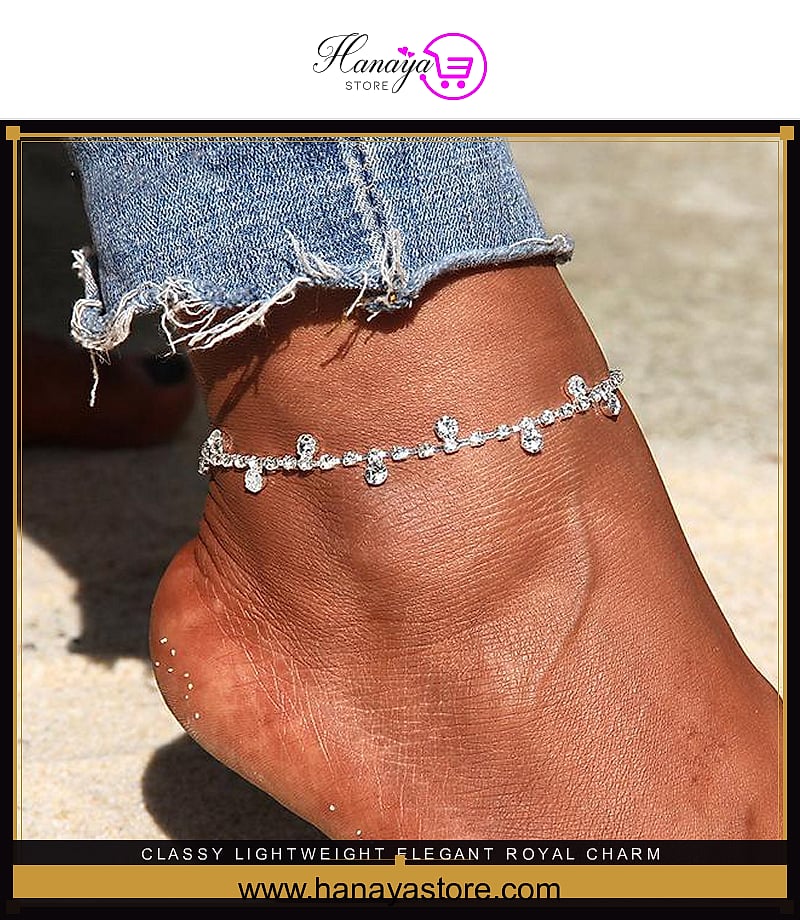 Classy Lightweight Elegant Royal Charm anklet for girls stylish anklet for girls – anklet Online in Pakistan | Hanaya