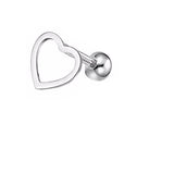 Piercing 1 PIECE Heart Helix Nose Ring Body Jewelry – Image 3 of 4