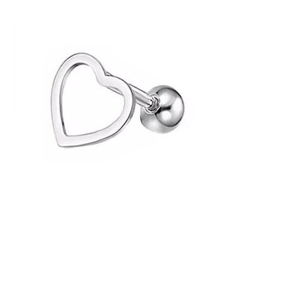 Piercing 1 PIECE Heart Helix Nose Ring Body Jewelry – Image 3 of 4