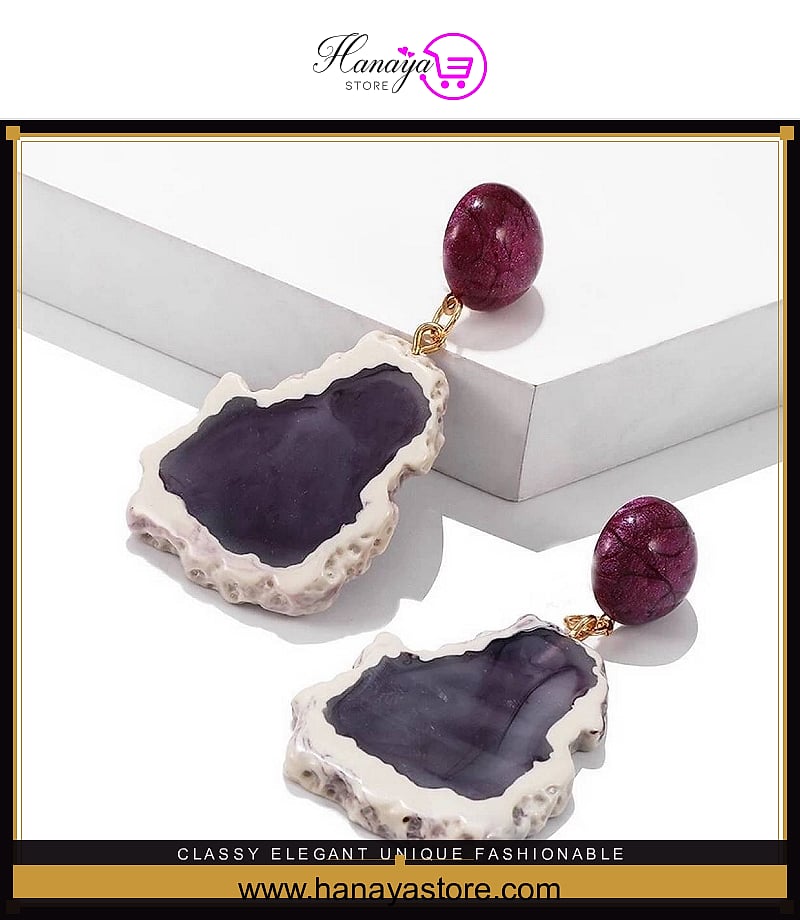 Classy Elegant Unique Fashionable Hanging Irregular Drop Earring – Earrings Online in Pakistan | Hanaya