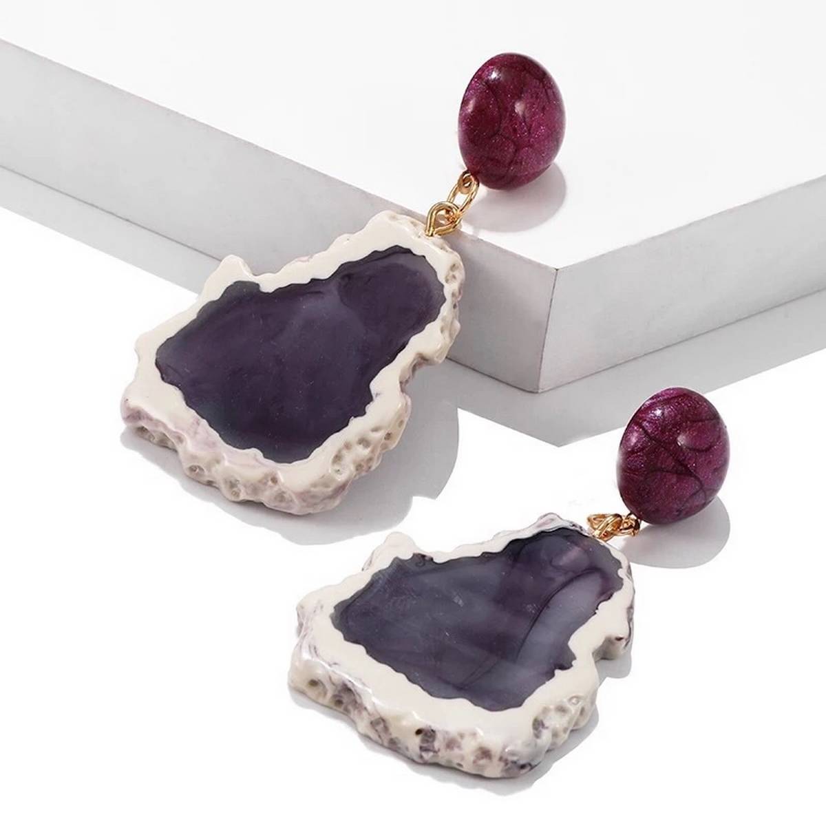 Classy Elegant Unique Fashionable Hanging Irregular Drop Earring – Earrings Online in Pakistan | Hanaya