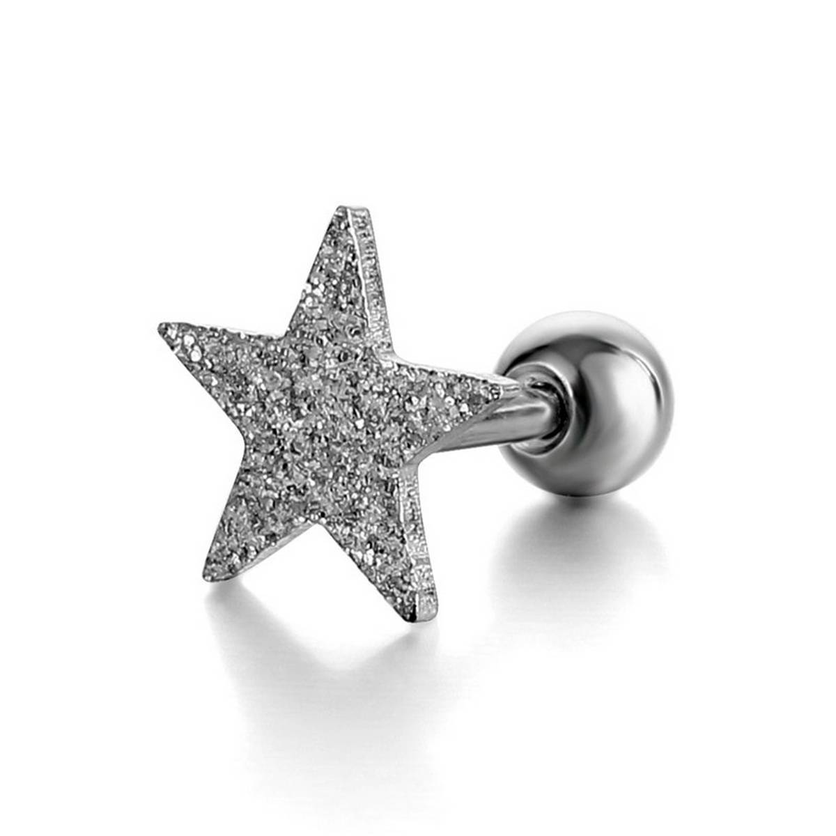 ROOK SNUG 1 Piece Cartilage Helix Stud Crystal Tragus LOBE Ear TRAGUS DAITH ORBITAL Piercing Plug Earring HELIX – Close Up...