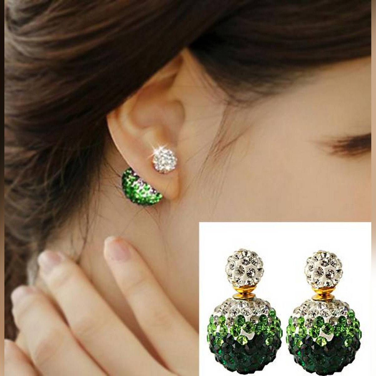 Elegant Royal Charm Stud Earring Fashion Jewelry – Accessories Online in Pakistan | Hanaya