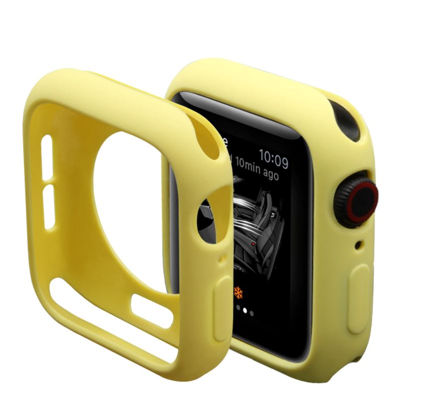 High Quality Super Soft Silicone Bumper Compatible for APPLE Watch 38mm Series 1/2/3 – Accessories Online in Pakistan | Ha...