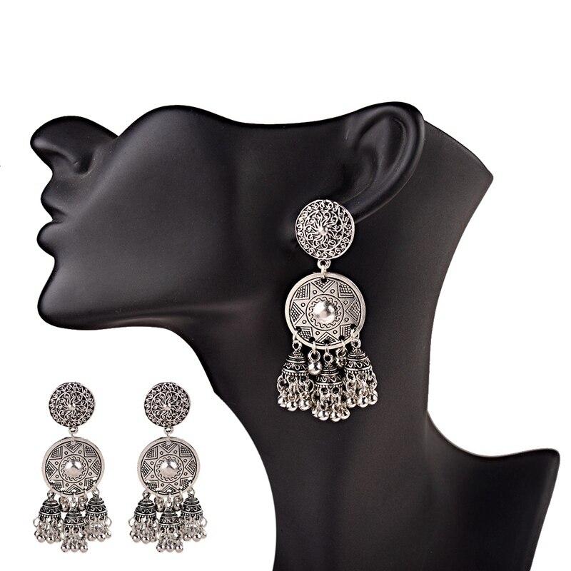 Trendy Classy Turkish Jhumka Antique Style Tassel Earring