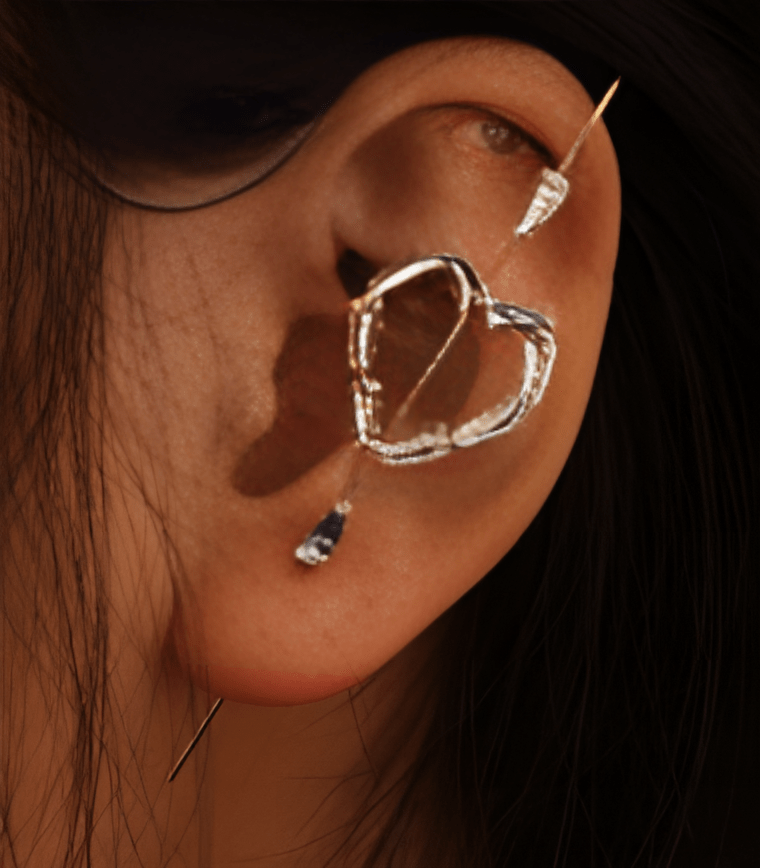 Classic Premium Ear Wrap Crystal Hook Classy Royal Party Fashion Earrings - Hanaya Store