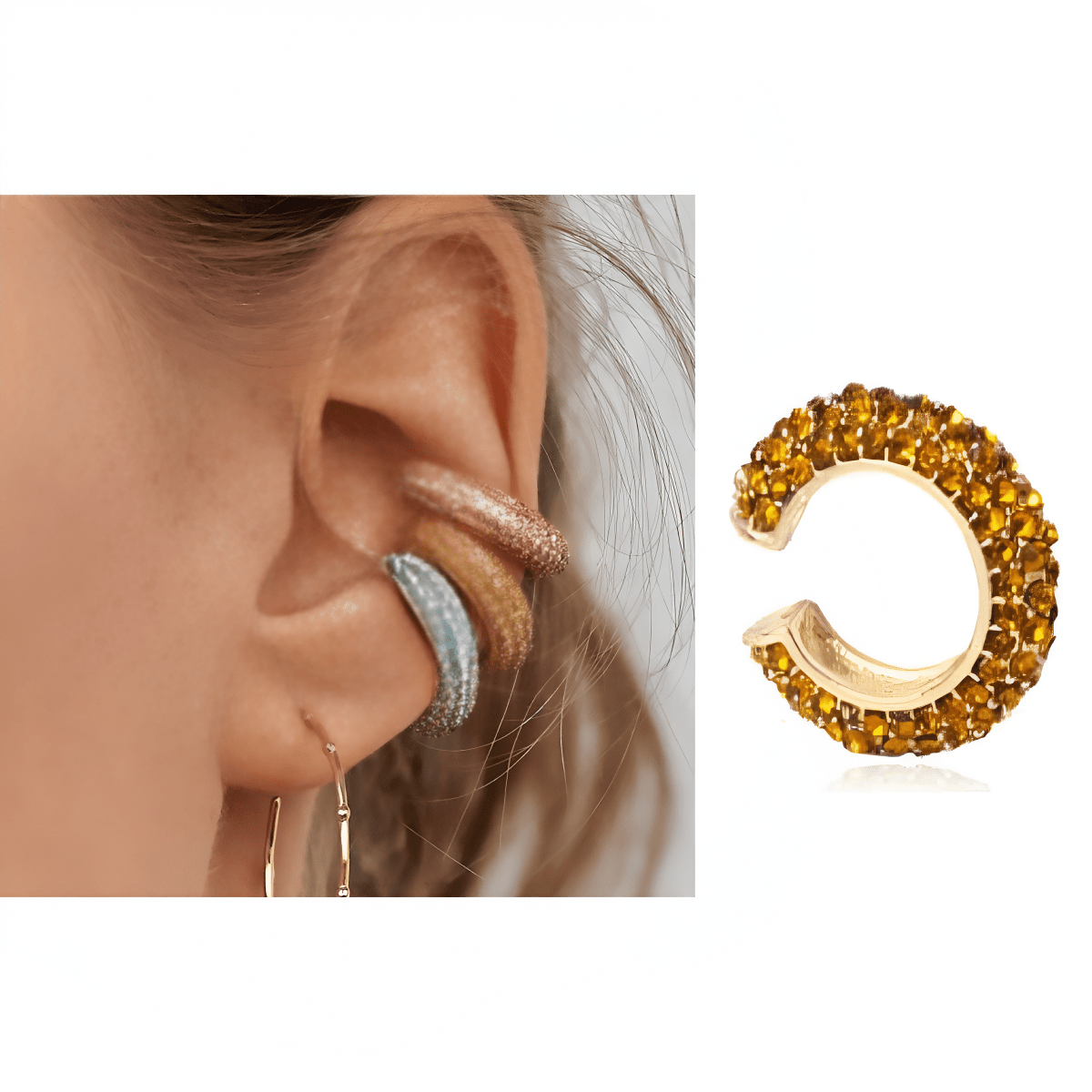 Classy Elegant Unique Fashionable Pearls Inside Heart Shaped Drop Earring - Hanaya Store