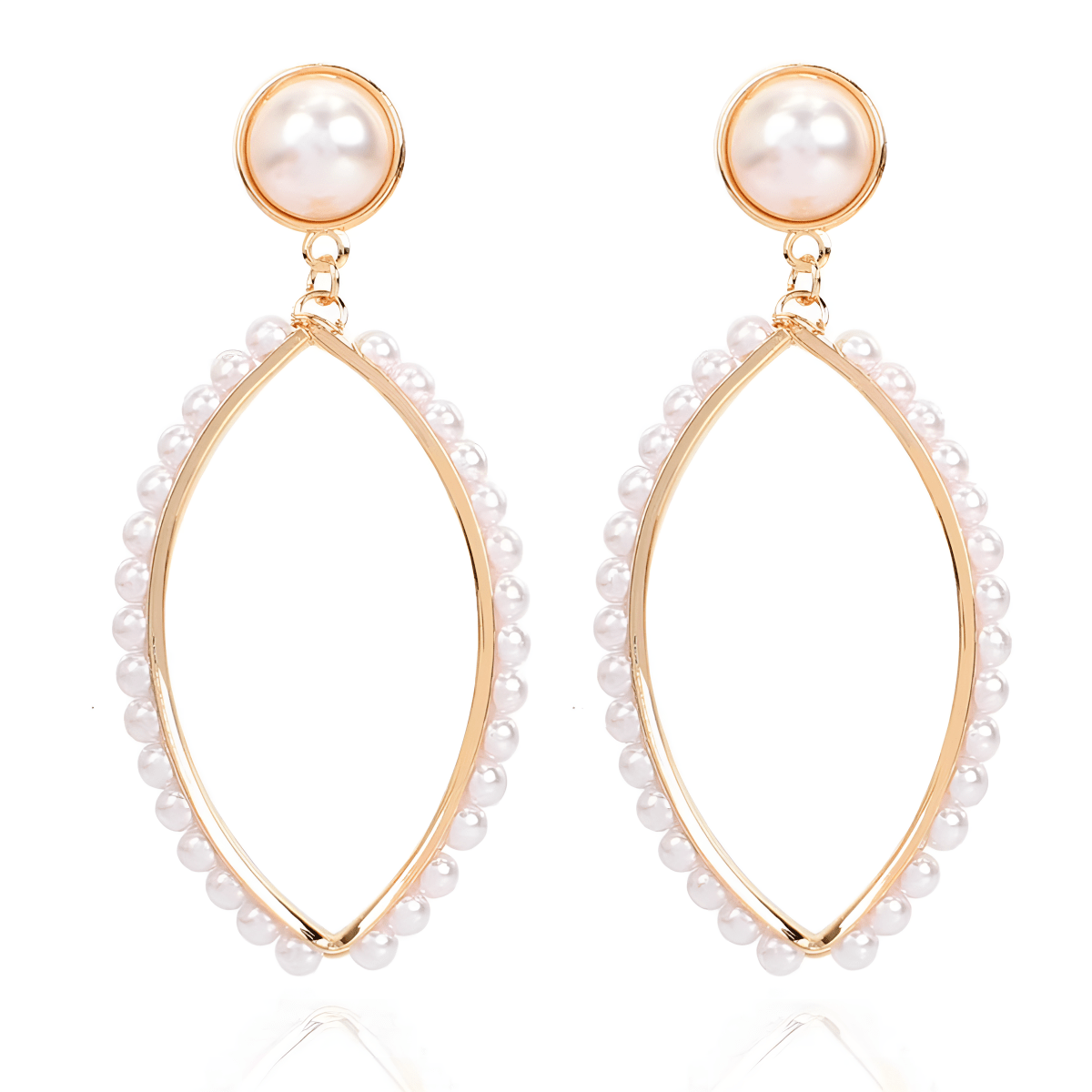 Classy Pearl Antique Elegant Stylish Earrings for Party - Hanaya Store