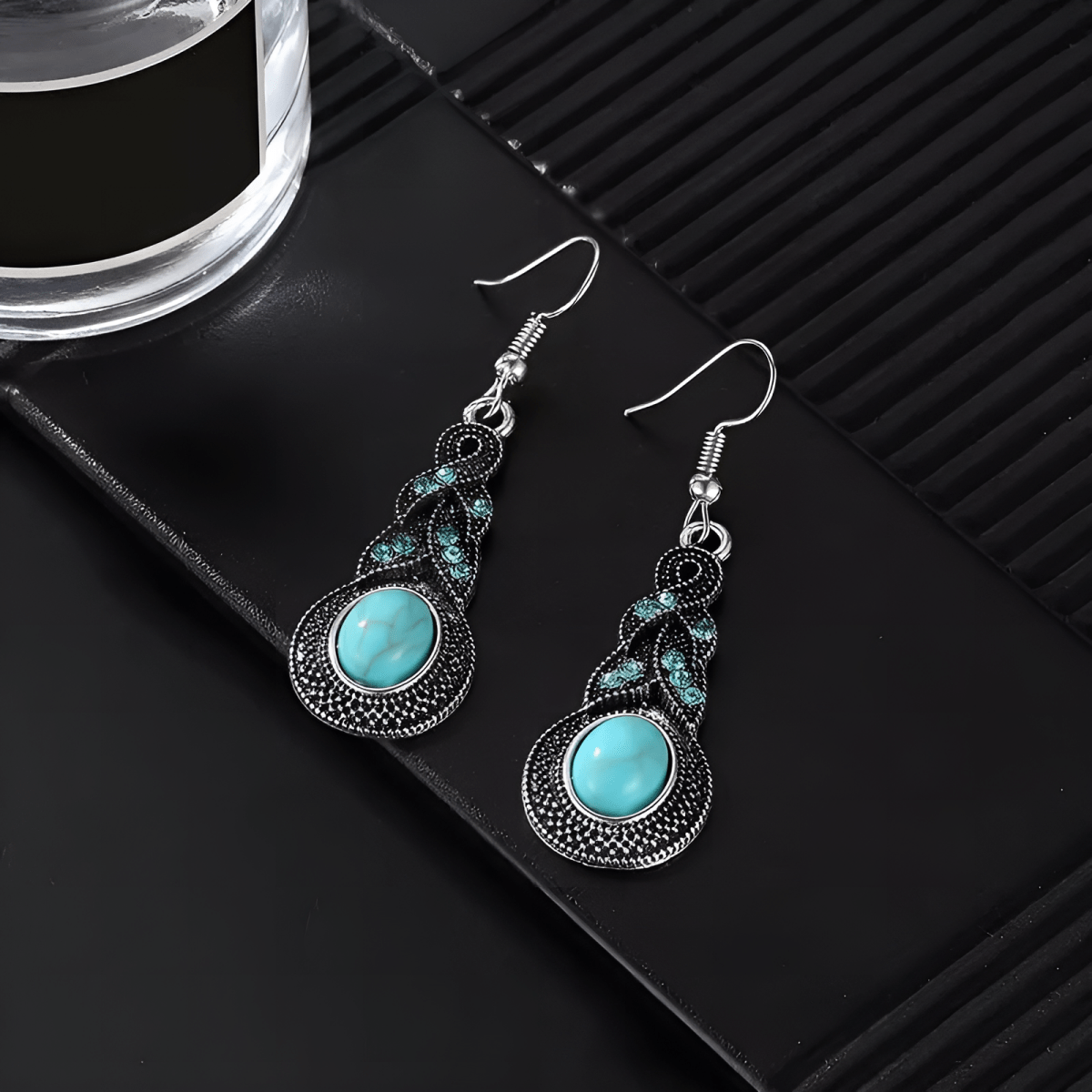 Crystal Drop Trendy Classy Earring - Hanaya Store