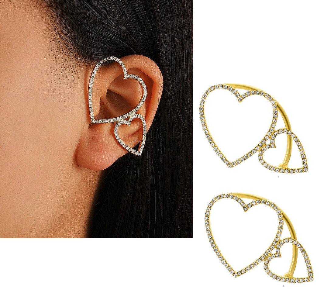 Pair of High Quality Korean Style Ear Cuff Style Elegant Stylish Earring Trendy Minimalist Look – Earrings Online in Pakis...
