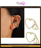Pair of High Quality Korean Style Ear Cuff Style Elegant Stylish Earring Trendy Minimalist Look – Earrings Online in Pakis...