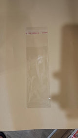 50 Pcs Transparent Resealable Plastic Bags – Self Seal OPP Poly Bags for Jewellery, Storage, Packing & Small Items | Pee