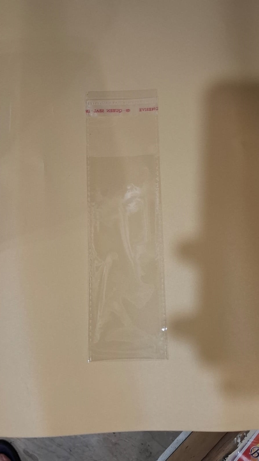 50 Pcs Transparent Resealable Plastic Bags – Self Seal OPP Poly Bags for Jewellery, Storage, Packing & Small Items | Pee