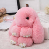 Cute Bunny POMPOM Keychain Fluffy Key Chains Pom Pom – Close Up – Accessories | Hanaya Pakistan