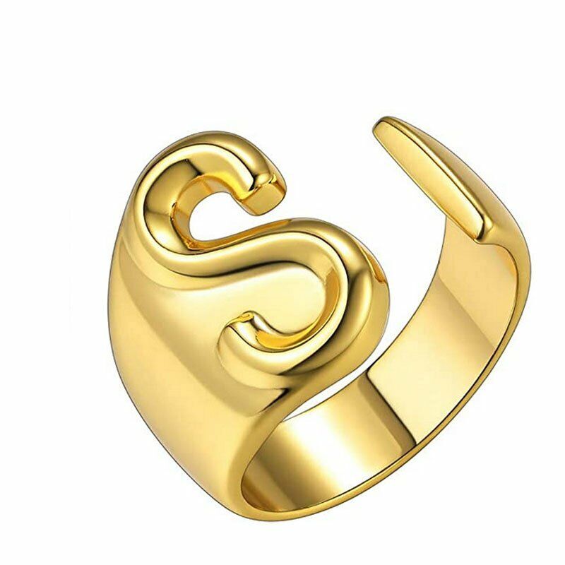 Trendy Letter Name Ring For Women Ring Jewelry Jewellery Girls Fashion – View 9 – Accessories | Hanaya Pakistan