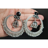 Trendy Big Crystals Jhumka Classy Elegant Royal Earring – Close Up – Accessories | Hanaya Pakistan