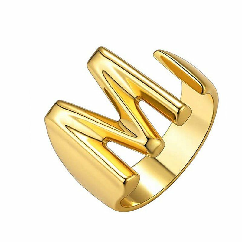 Trendy Letter Name Ring For Women Ring Jewelry Jewellery Girls Fashion – View 4 – Accessories | Hanaya Pakistan