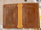 Genuine Leather Wallet for Men | Crazy Horse Pull-Up Cowhide Bifold Wallet with Card Slots & Cash Compartment