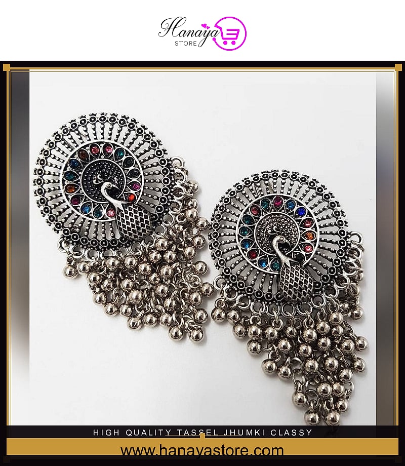 High Quality Tassel Jhumki Classy Stylish Earring – Earrings Online in Pakistan | Hanaya