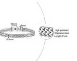 Stainless Steel SS Premium Bracelet Stylish Wristband for Men, Couples Jewelry Gift Best Stylish – Image 2 of 5