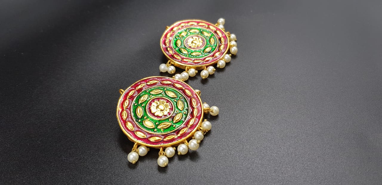 Artistic Handmade Traditional Classy Elegant Royal Earring – Earrings Online in Pakistan | Hanaya