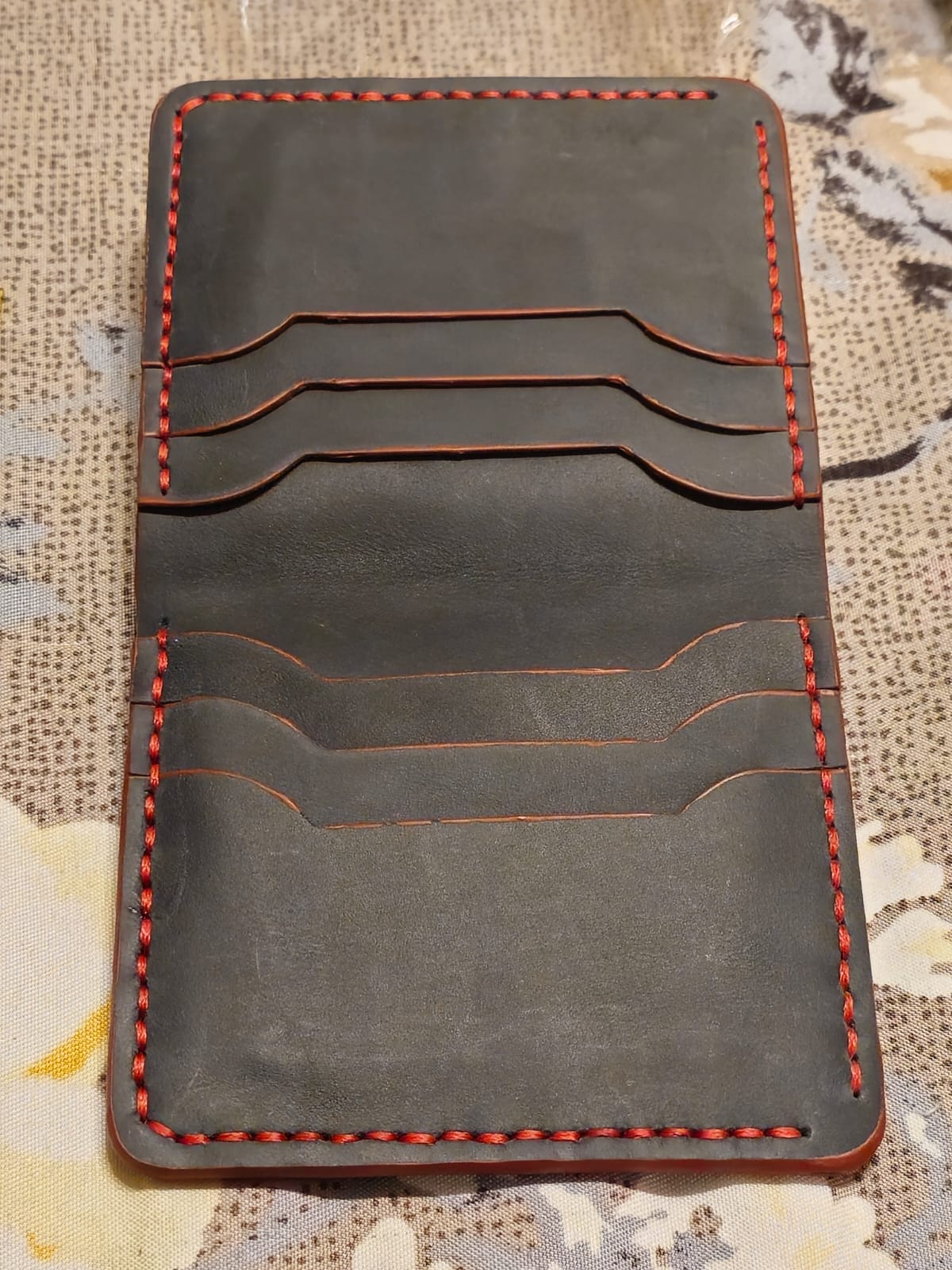 Genuine Leather Wallet for Men | Crazy Horse Pull-Up Cowhide Bifold Wallet with Card Slots & Cash Compartment