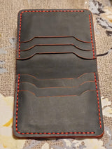 Genuine Leather Wallet for Men | Crazy Horse Pull-Up Cowhide Bifold Wallet with Card Slots & Cash Compartment