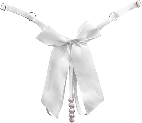 One Size Adjustable High Premium One size Quality Pearl Panty Underwear G-STRING Panties Underwear Underpants Lingerie For...
