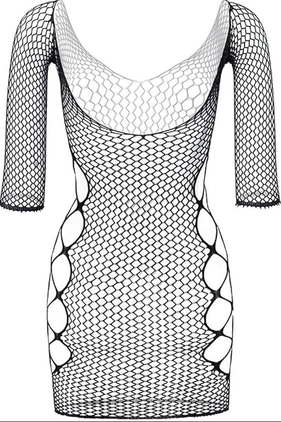 Women Breathable Trendy Body BodyCon Mesh Fishnet Lace Body Stockings Body Con