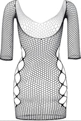 Women Breathable Trendy Body BodyCon Mesh Fishnet Lace Body Stockings Body Con